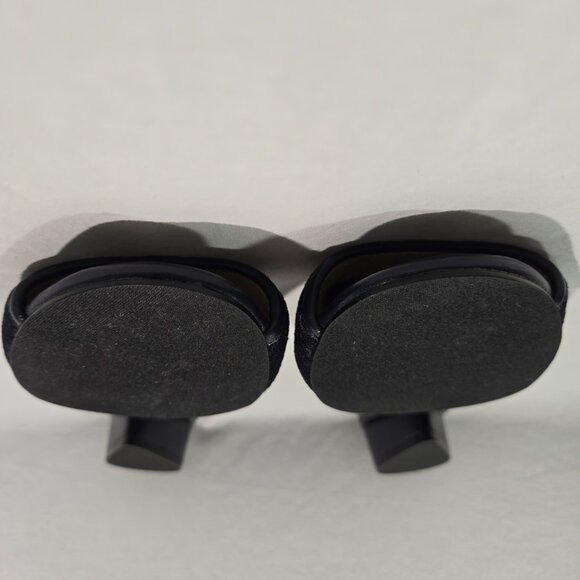 VANELi Finn Minimalist Comfort Blue Stretch Knit Open Toe Heels Size 9.5M New! - Picture 12 of 16